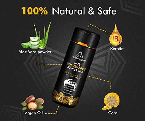 Urbangabru Hair Volumizing Powder Wax for Men - (10 Gram * 5 Units) (Pack of 5) | Matte Finish |100% Natural & Safe Hair Styling Powder | Paraben & Sulphate Free