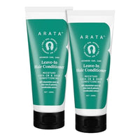 Arata Curl Leave-In Conditioner Bundle For Dry, Frizzy, Wavy, Curly Hair | Light Weight | Enhances Natural Curl Texture | No Sulphate,Paraben,Silicone | Pack Of 2-100Ml Each, 2 Count