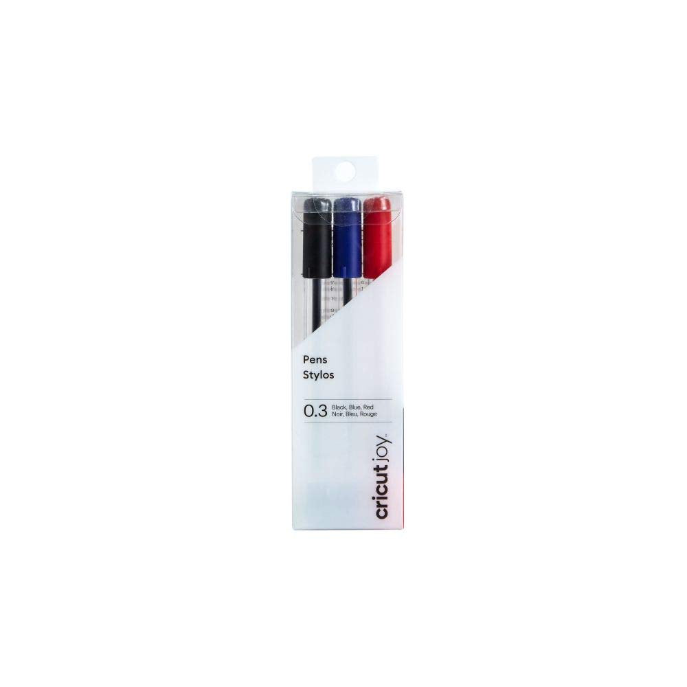 Cricut Joy Extra Fine Point Pens 0.3 (3) Black, Blue, Red