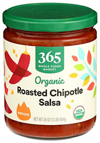 365 Salsa Chipotle Roasted Organic, 16 Ounce