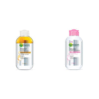 Garnier Skin Naturals, Micellar Oil-Infused Cleansing Water, 125ml And Garnier Skin Naturals, Micellar Cleansing Water, 125ml