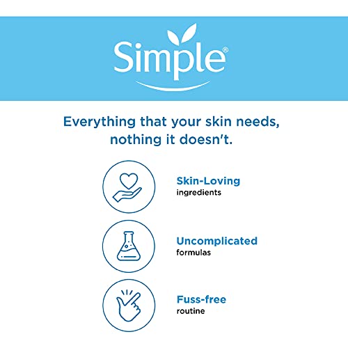 Simple Water Boost Micellar Face Wash 150ml for normal to dry skin | 100% soap-free gentle cleanser for women & men