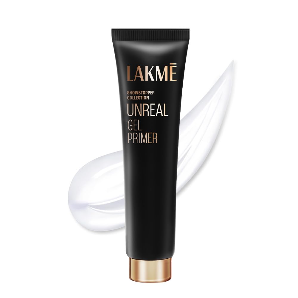 Lakmé Absolute Under Cover Gel Face Primer, Transparent Makeup Primer to Prep Skin for Smooth & Long Lasting Makeup - Moisturizing Makeup Base, 30 g