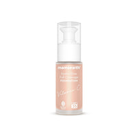 Mamaearth Hydra-Glow Full Coverage Dewy Finish Liquid Foundation With Vitamin C & Turmeric- 30 Ml|Full Coverage|Gives 3X Instant Glow|12-Hour Long Stay & Hydration|Spf 35|Non-Drying (01 Ivory Glow)