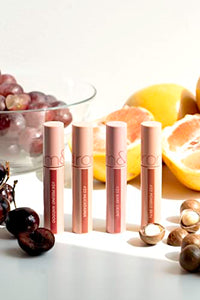 rom&nd Bare Juicy Lasting Glossy Tint 23 Nucadamia | High-Shine Lip Color | Smooth Application | Lightweight and Comfortable Wear | Hydrating Lip Tint for Everyday Use