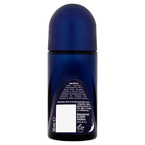 Nivea Men Protect And Care Anti Perspirant Fresh Scent Deodorant Roll On, 50 Ml (Pack Of 6)