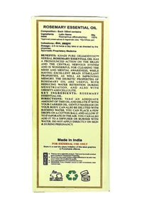 Khadi Pure Herbal Rosemary Essential Oil - 15ml