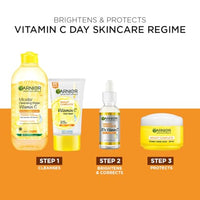 Garnier Skin Naturals, Face Serum, Increases Skin's  Glow Instantly and Reduces Spots Overtime, Bright Complete Vitamin C Booster, 30 ml