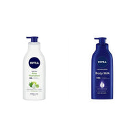 NIVEA Body Lotion, Aloe Hydration, with Aloe Vera 600 ml & NIVEA Body Lotion for Very Dry Skin, 600 ml