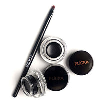 FLiCKA FLiCKA - Draw N Dance Gel Eyeliner| Smudge Proof & Water-Resistant |Easy Dip & Stroke|Lasts Upto 16Hrs l Matte Eyeliner For Women, 5g