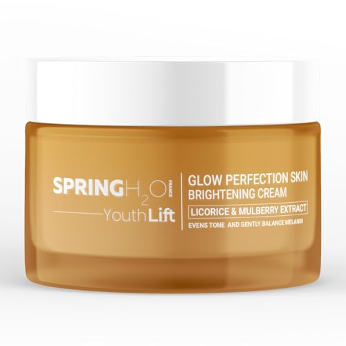 Spring H2O Glow Perfection Skin Brightening Cream | Hydrating & Even Tone Face Moisturizer | Reduces Dark Spots & Dullness | For All Skin Types – 50ml