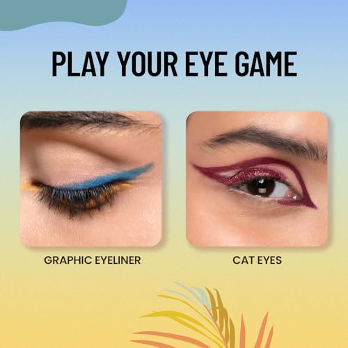 Swiss Beauty Colour Me Bright Matte finish Sketch Eyeliner with soft pen tip applicator | Quick Drying | Waterproof, smudge-proof eyeliner | Shade - Purple Mush, 0.7ml