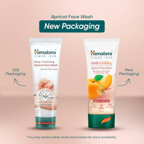 Himalaya Herbals Deep Cleansing Apricot Face Wash, 50ml