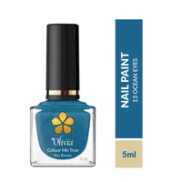 Olivia Nail Paint for Glossy Finish - 5ml (13 Ocean Eyes)