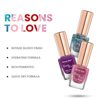 Seven Seas Easy Gel Nail Polish | Quick Dry Gel Nail Polish, Pack of 3 (Combo-24, 30ml)
