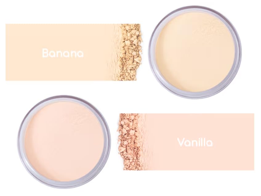 Kay Beauty Matte HD Setting Loose Powder - Banana (10g)