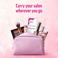 Veet Professional Waxing Strips Kit for Dry Skin, 20 Strips (Pack of 3) | Gel Wax Hair Removal for Women | Up to 28 Days of Smoothness | No Wax Heater or Wax Beans Required