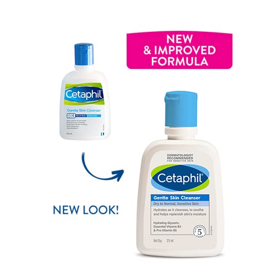 Cetaphil Moisturising Cream 80g and Gentle Skin Cleanser 125 ml Combo