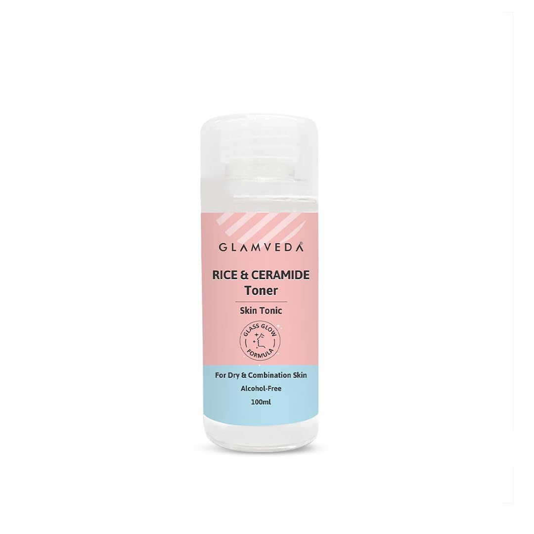 Glamveda Rice Water Tonic | Skin Barrier Building & Nourishing | Blemishes & Dark Spots | 100 ml