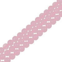 Bymitel 210pcs Natural Crystal Beads Stone Gemstone Round Energy Healing Loose Beads with Stretch Cord for Jewelry Making Bracelets Anklets (Rose Quartz, 4mm 210pcs) Rose Quartz