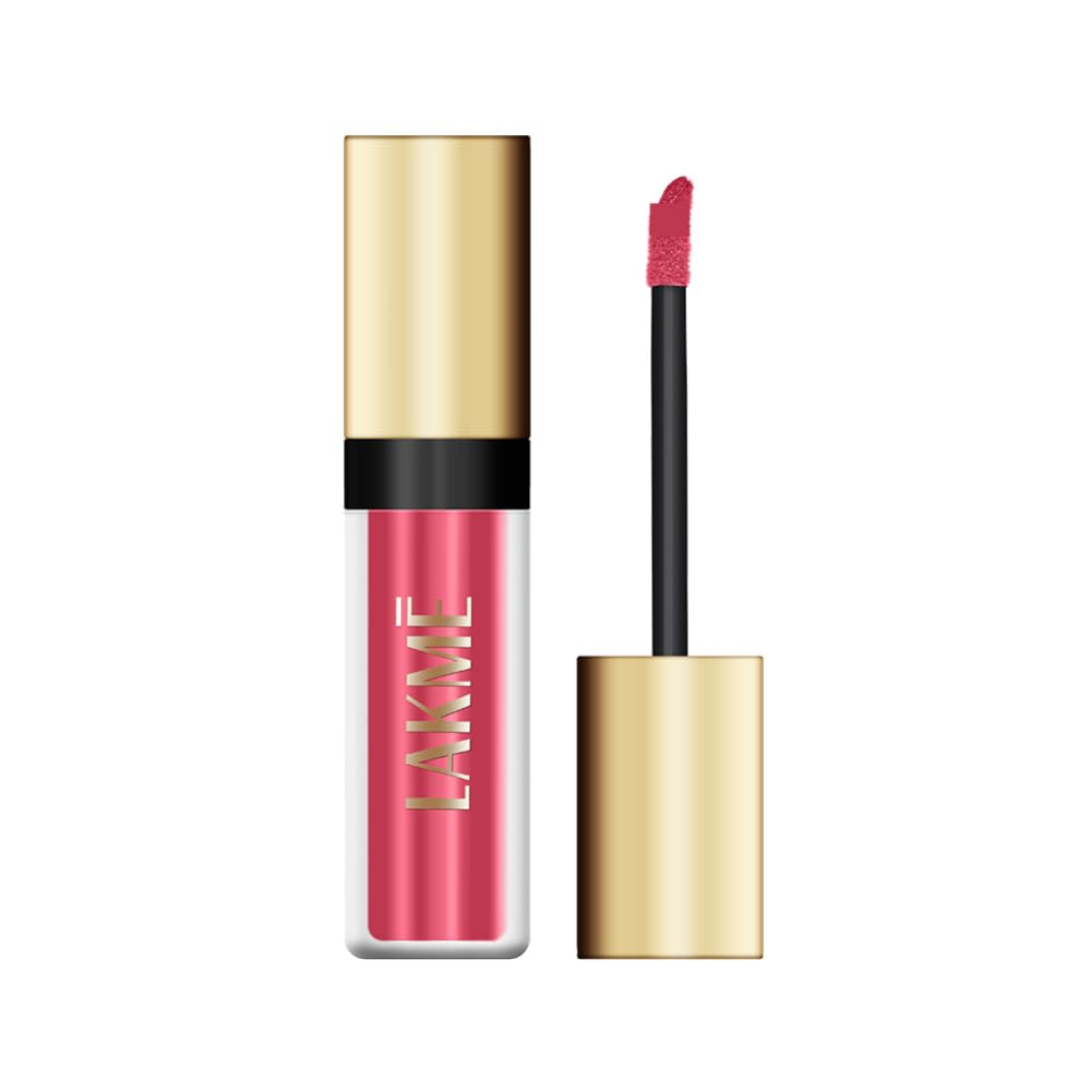 Lakmé Forever Matte Lipstick, Made With French Rose Oil Extracts, Red Wine, 4.5G