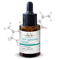 ACTIHERBZ HGF Lightening Serum |Face serum for Brightening and Pigmentation | Peptides + Alpha Arbutin Complex | aqua based Peptide Face Serum For Intense Hydration | Nonapeptide | Hydrating & Even-Tone Glow | 30ml