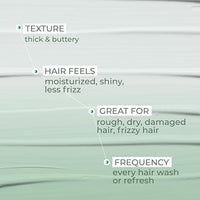 Ashba Botanics Leave-in Conditioner for Frizzy, Wavy & Curly Hair | Hair Cream For Men & Women | Moisturizes, Protects, Nourishes & Adds Shine to Dry & Damaged Hair | Silicone Free (50, millilitre)