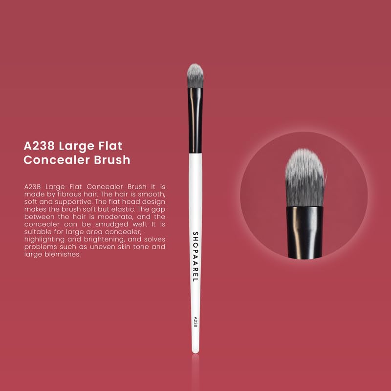 SHOPAAREL A238 - LARGE FLAT CONCEALER BRUSH