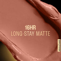 LAKMÉ Forever Matte Liquid Lip, 16Hr Lipstick, Lightweight & Transferproof - Nude Latte 5.6Ml