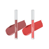 FLiCKA Tomato Liquid Matte Lipstick Transfer Proof, Smudge Proof, Non-Sticky, Creamy Lightweight, Shade 1 & Shade 7 Combo pack