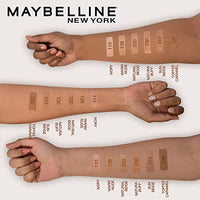 Maybelline New York Liquid Foundation, Matte & Poreless, Full Coverage Blendable Normal to Oily Skin, Fit Me, 128 Warm Nude, 18 ml (Pack of 2)