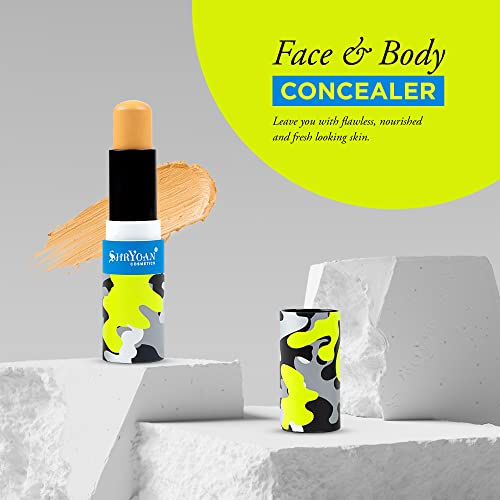 Shryoan Face & Body Concealer Long-Lasting Coverage for All-Day Wear|Light Beige