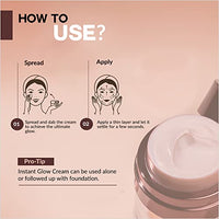 Colorbar Instant Glow Cream | Vitamin B5 | Paraben Free | Hydrating.