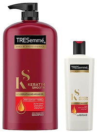Tresemme Keratin Smooth Shampoo, 1L And Keratin Smooth Conditioner, 340 Ml