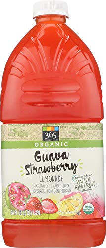 365 Organic Guava Strawberry Lemonade, 64 Fl Oz