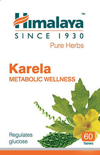Himalaya Himalaya Wellness Pure Herbs Karela Metabolic Wellness - 60 Tablets, White