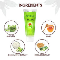 Jovees Face Massage Cream with Aloe Vera and Apple| Improves Skin Texture Making It Fairer and Radiant | 100gm