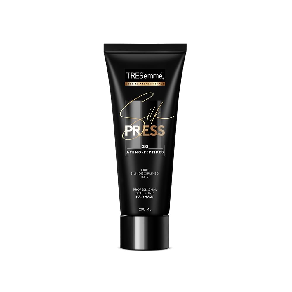 TRESemme Silk Press Sculpting Hair Mask 200ml | Intense Nourishing Hair Mask | Intense Smoothening | Smoother and Shinier | Sleeker Hair