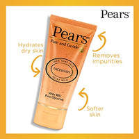 PEARS Pure and Gentle Daily Cleansing Facewash, Mild Cleanser With Glycerine, Balances PH, 100% Soap Free, 150 g
