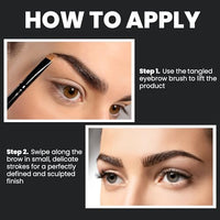 Seven Seas The Way Eye Want Eyebrow Palette | Travel Friendly | Easily Blendable | With Dual Ended Eyebrow Brush and Sponge (Shade-03, 11.5g)