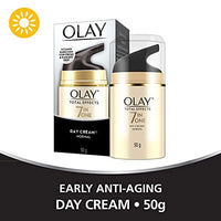 Olay Total Effects Anti Ageing Skin Cream (Moisturizer)| Fights 7 Signs of Ageing | With Niacinamide and Green Tea Extracts | Normal, Oily, Dry, Combination Skin | 50g (Day Cream Normal)