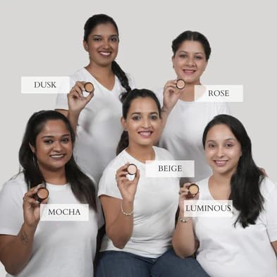 Barva SPF 50, 2 in 1 Cream Semi-Matte Foundation and Concealer, Perfect for Indian Skin Tones, 9g (Dusk)