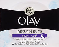 Olay Natural White Night All In One Fairness Cream With Mulberry Extract, 50 g