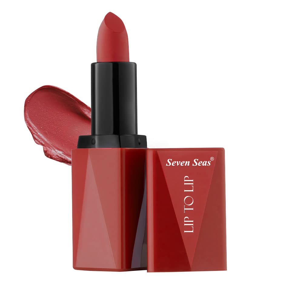 Seven Seas Lip To Lip Full Coverage Matte Lipstick (Roof Terracotta)