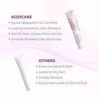 Kozicare Skin Lightening Cream - 15gm (Pack of 10)| Enriched with Kojic Acid, Alpha Arbutin, Glutathione, Niacinamide and Vitamin C | Best for Melasma, Pigmentation, Acne Scars, Dark/Age Spots