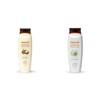 Naturali Daily Strength & Nourish Shampoo + Damage Repair Conditioner | Nourishes & Conditions Hair | Repairs Split Ends | Sulphate & Paraben Free Shampoo & Conditioner | 200ml+180ml