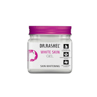 DR.RASHEL White Skin Home Spa Kit, Skin Whitening Set with Scrub, Gel, Cream and Face Pack
