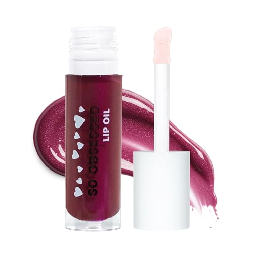 Shopaarel So Obsessed Lip Oil, Ultra-Glossy, Long-Lasting Comfort, Nourishment and Hydration, Lip Gloss, Fuller & Plump Lips, Lightweight, Non-sticky- 8 gm, Slice