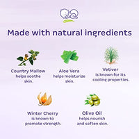 Himalaya Baby Massage Oil-200ml| Aloe Vera, Olive Oil, Vetiver, Country Mallow, Winter Cherry| Helps maintain skin’s moisture balance|Clinically tested|No Mineral Oil|No Lanolin