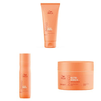 WELLA Professionals Invigo Nutri Enrich Deep Nourishing Conditioner (For Dry & Damaged Hair) 200 Ml, Mask, 150 Ml & Shampoo (For Dry & Damaged Hair) 250 Ml - 3 Count
